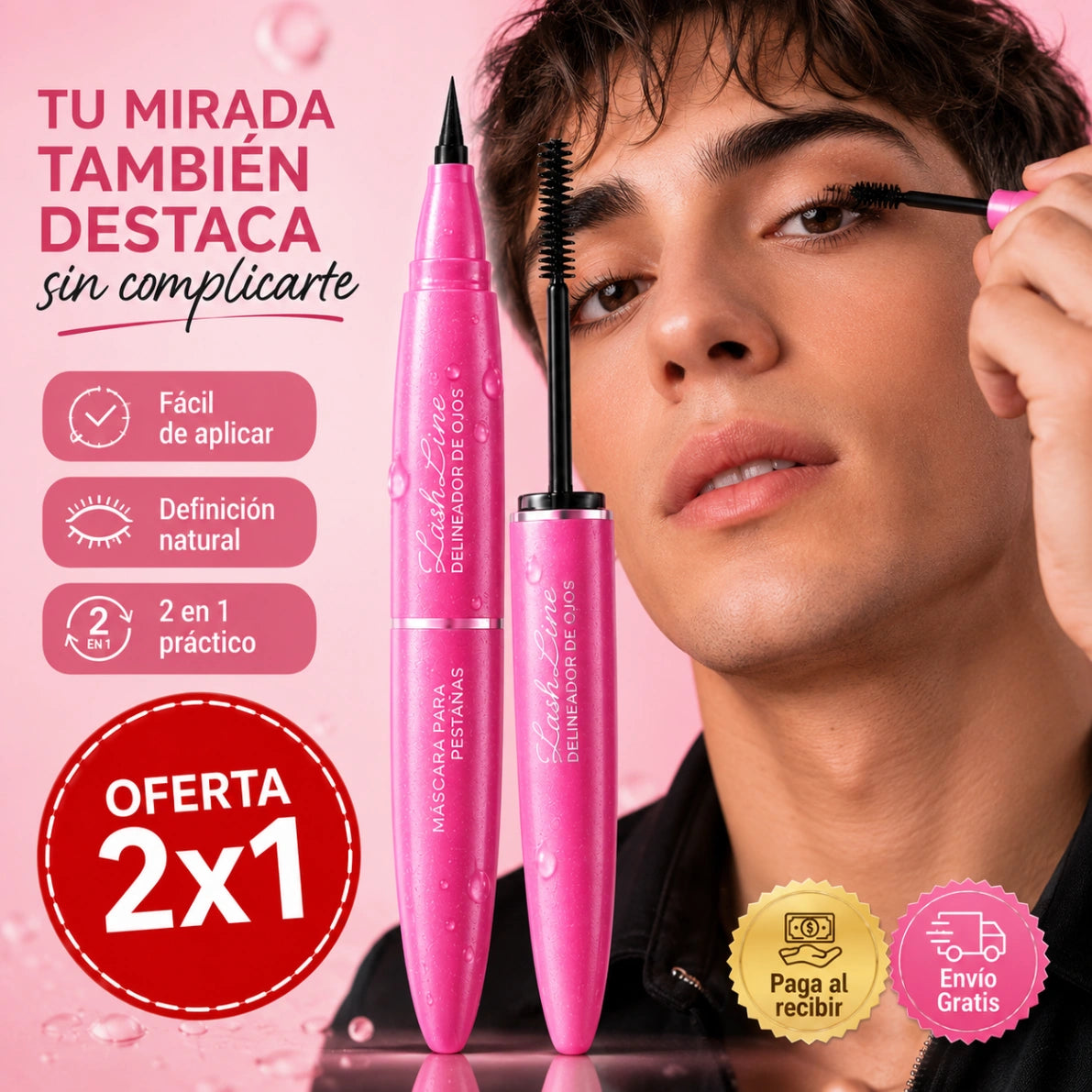 LashLine - Volumen y delineado en segundos a prueba de agua
