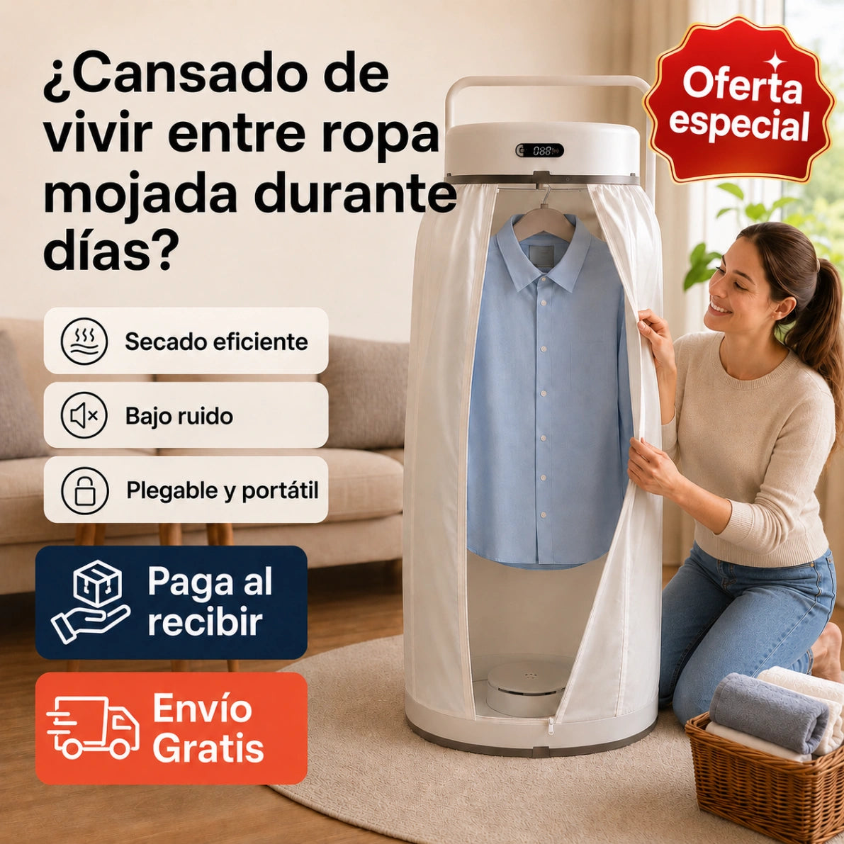 DryHome - Seca ropa en espacios pequeños