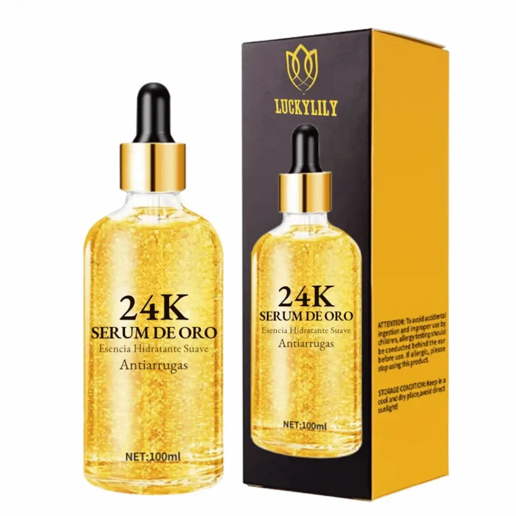 SERUM ORO 24K 100ML: Piel más luminosa y suave