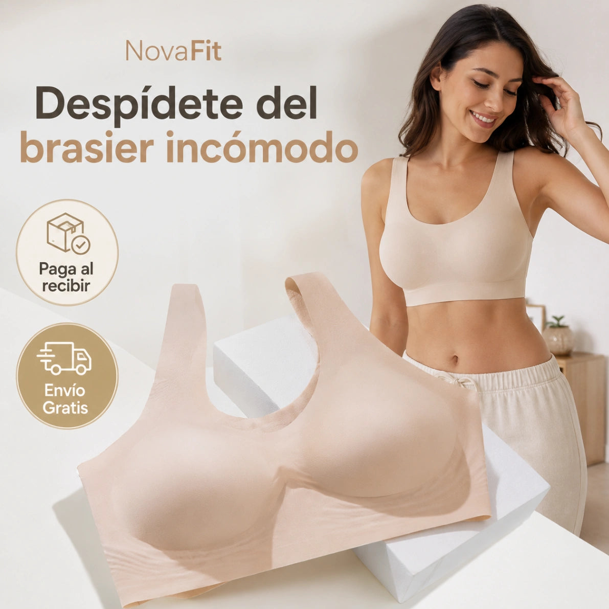 NovaFit - Soporte cómodo sin varillas