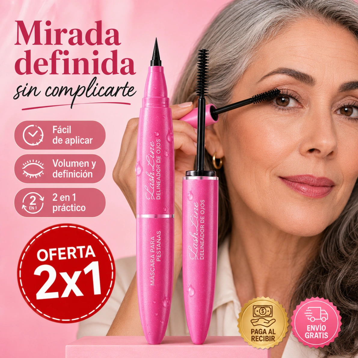 LashLine - Volumen y delineado en segundos a prueba de agua