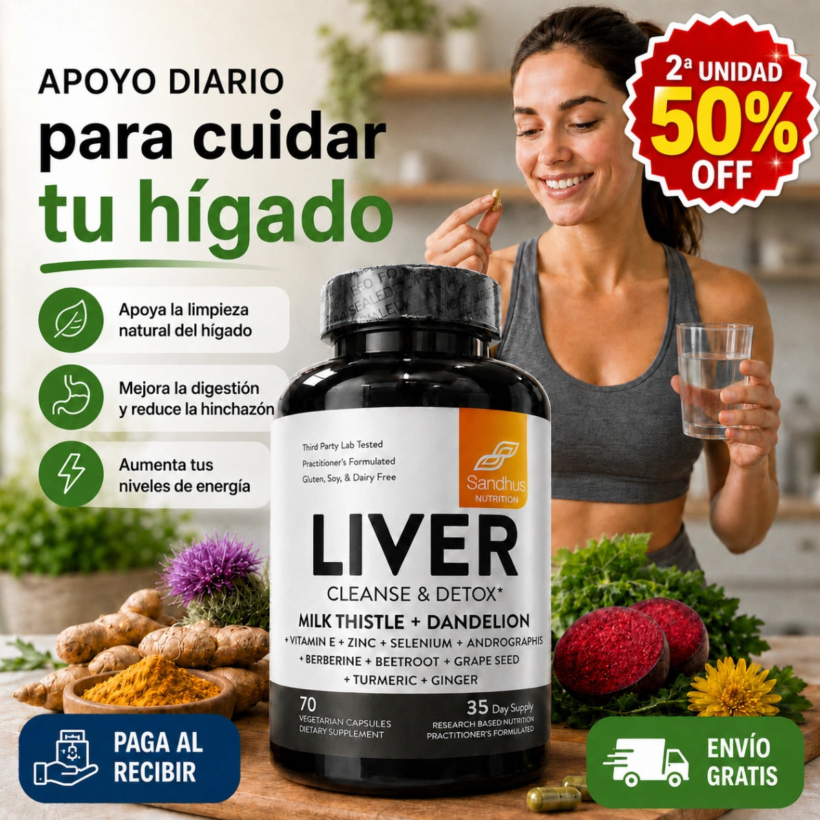 LiverPure - Apoyo diario para tu hígado