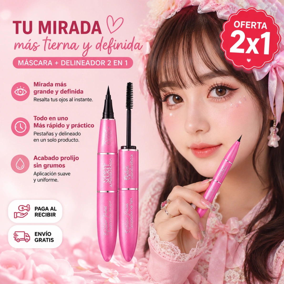 LashLine - Volumen y delineado en segundos a prueba de agua