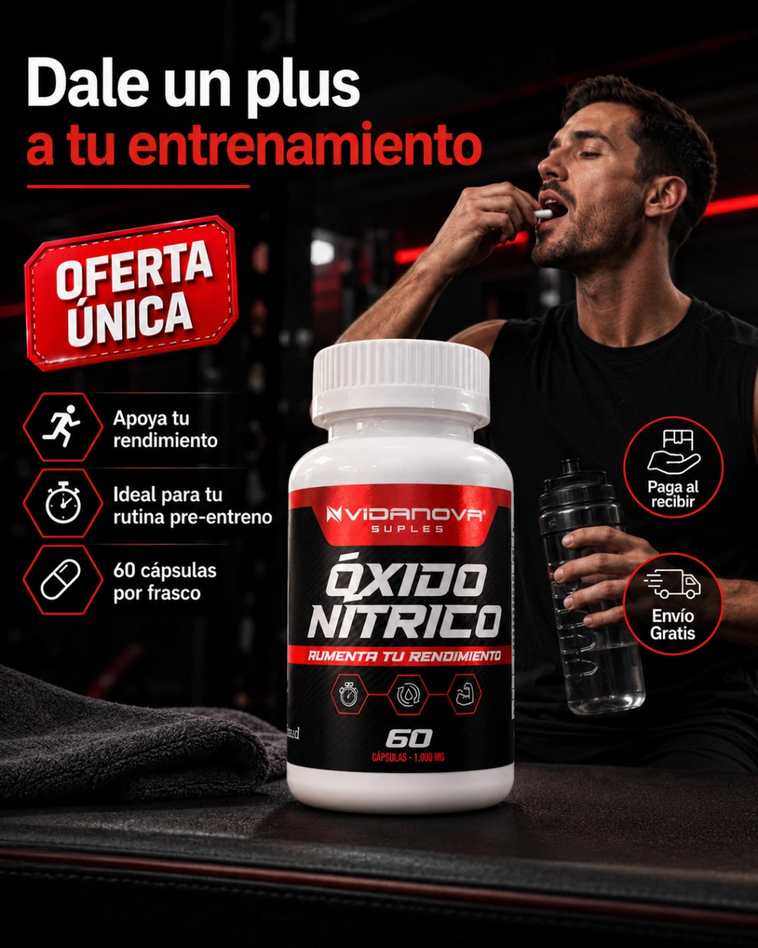 OXIDO NITRICO 1000MG 60 GOMITAS