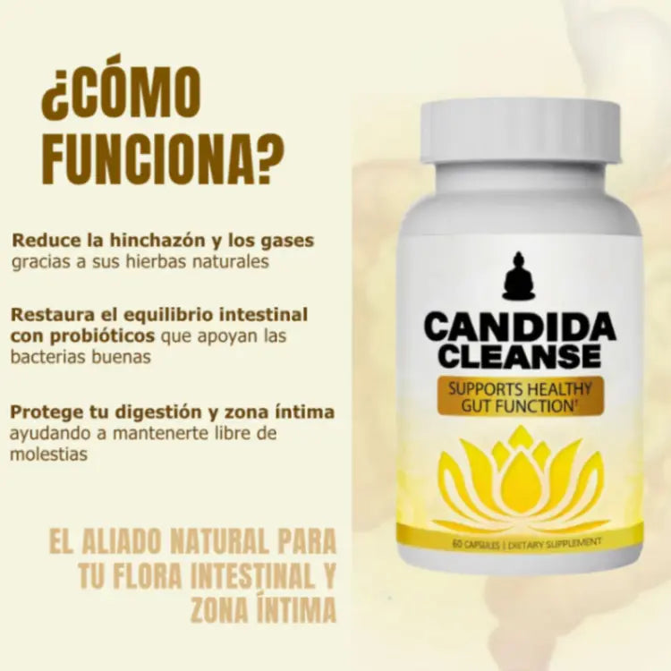 Vidanova Candida Cleanse Apoya tu equilibrio digestivo desde la rutina diaria
