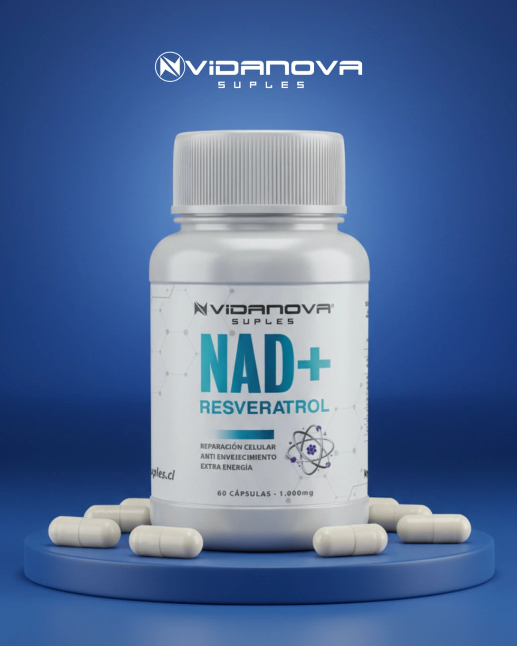 NAD+ Resveratrol - Apoya tu bienestar celular
