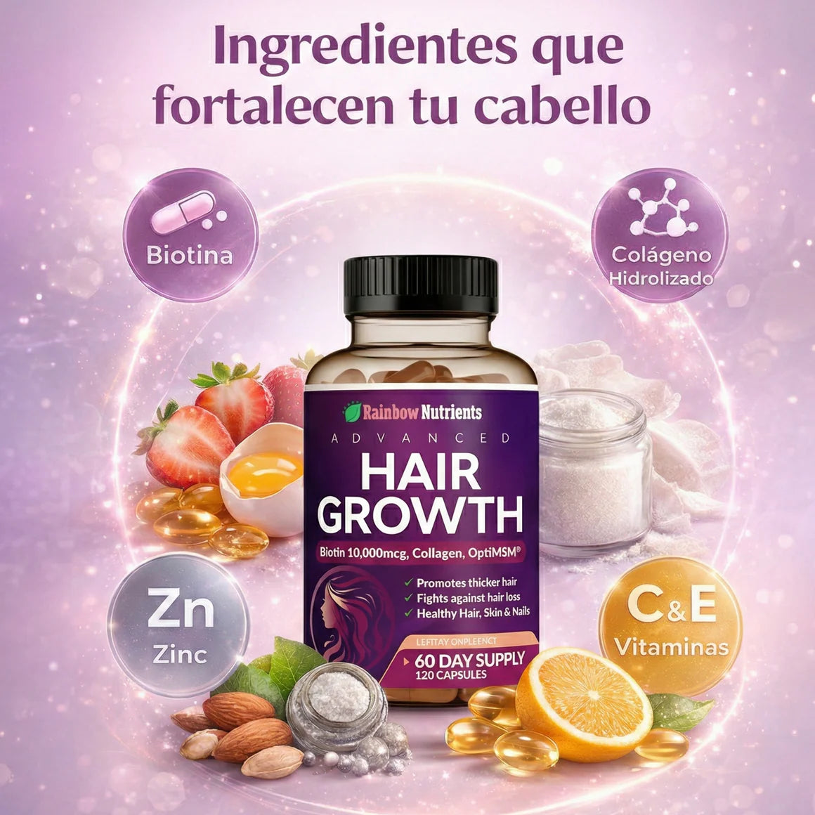 HairVita - Apoyo diario para tu cabello HAIR GROWTH - TRATAMIENTO CAPILAR