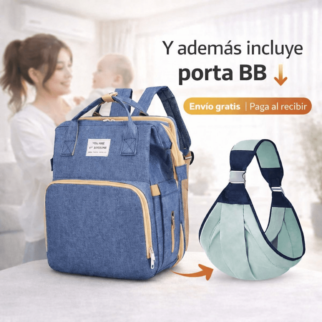 X - Mochila mudador 2 en 1