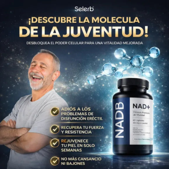 VitaNAD+ Energía diaria para hombres: SELERB NAD MEN´S COMPLEX