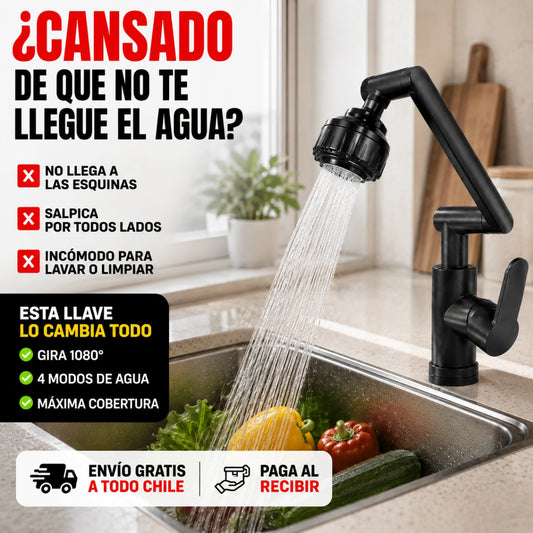AquaFlex - Agua donde la necesitas con tu llave 180 grados