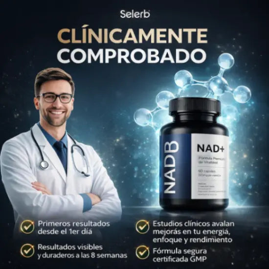 VitaNAD+ Energía diaria para hombres: SELERB NAD MEN´S COMPLEX