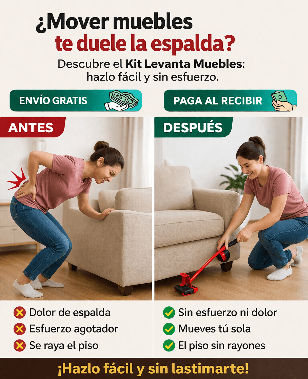 KIT LEVANTA MUEBLE