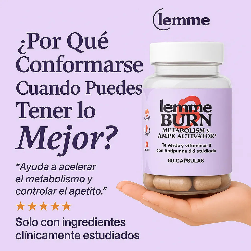 LEMME BURN - Energía y metabolismo diario SUPLEMENTO 60 Unidades