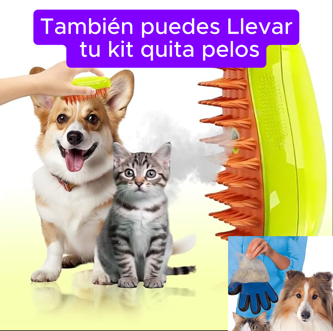 Cepillo de vapor para Mascotas Usb Naran