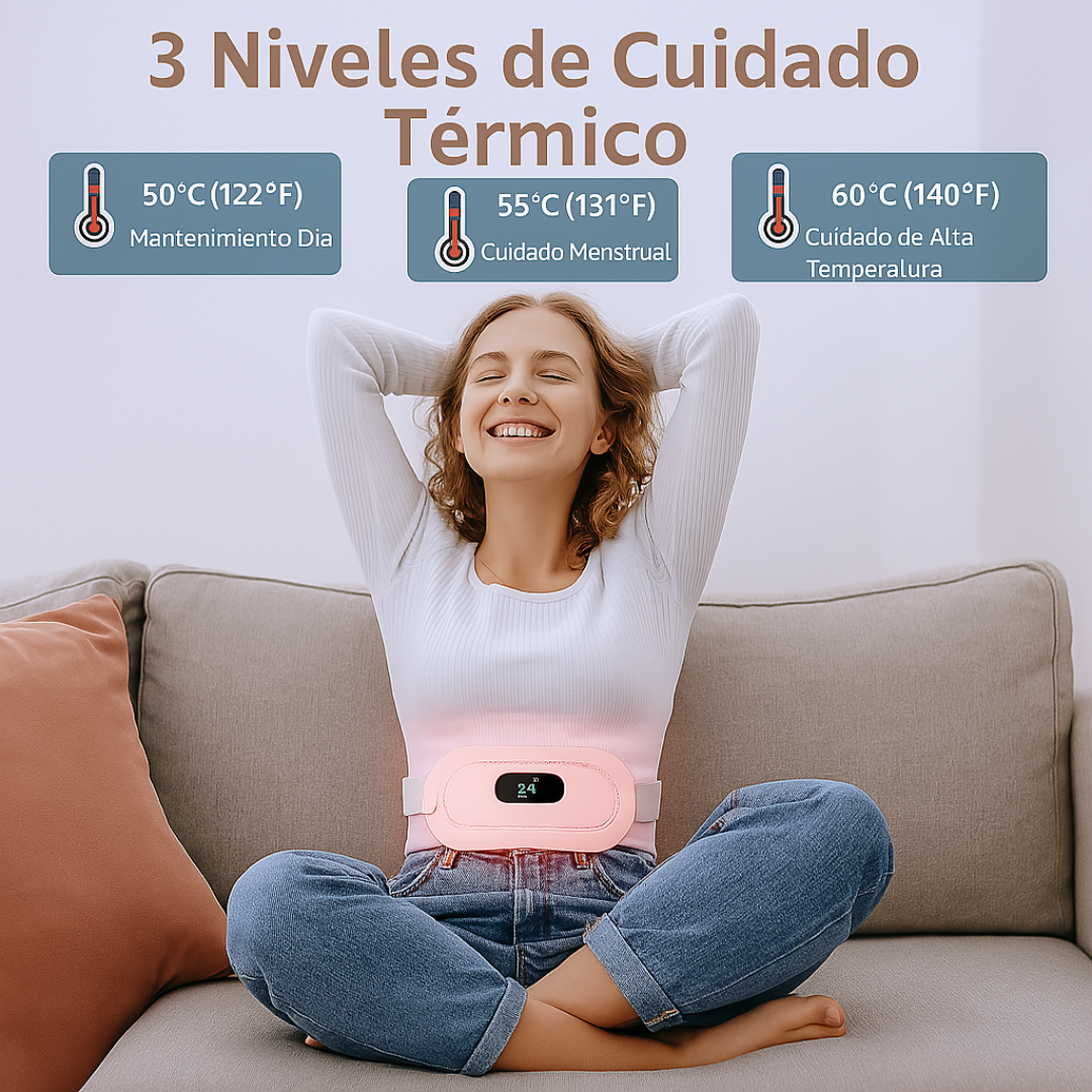 Cinturon Menstrual Masajeador Vientre