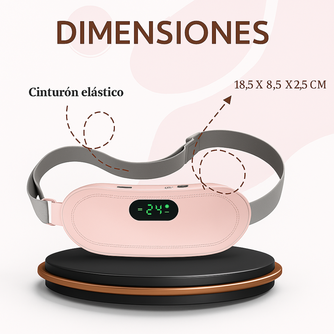 Cinturon Menstrual Masajeador Vientre