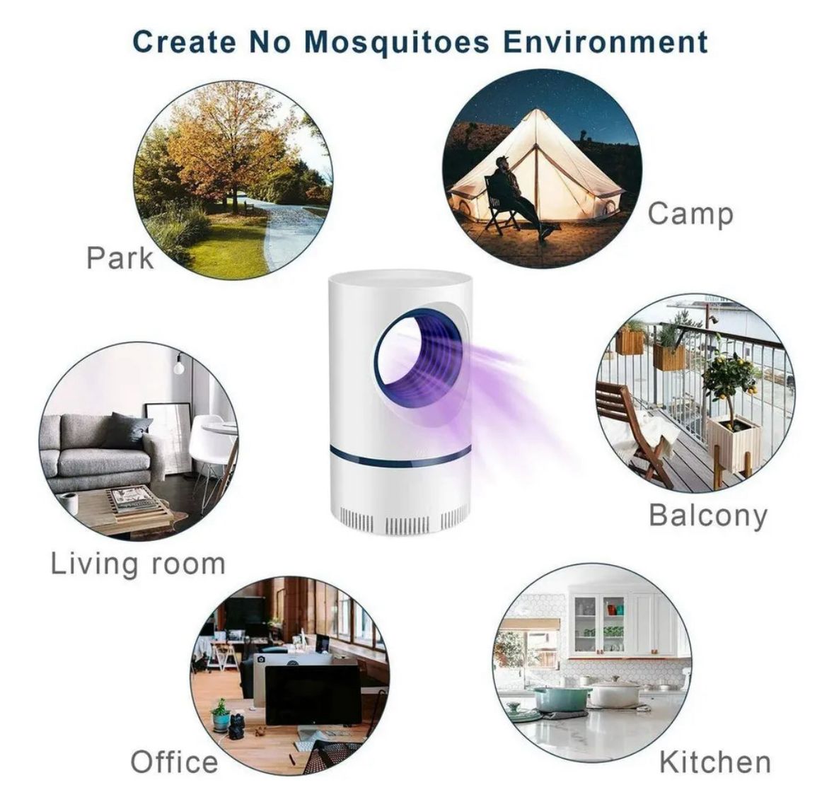 Lampara Repelente De Mosquitos