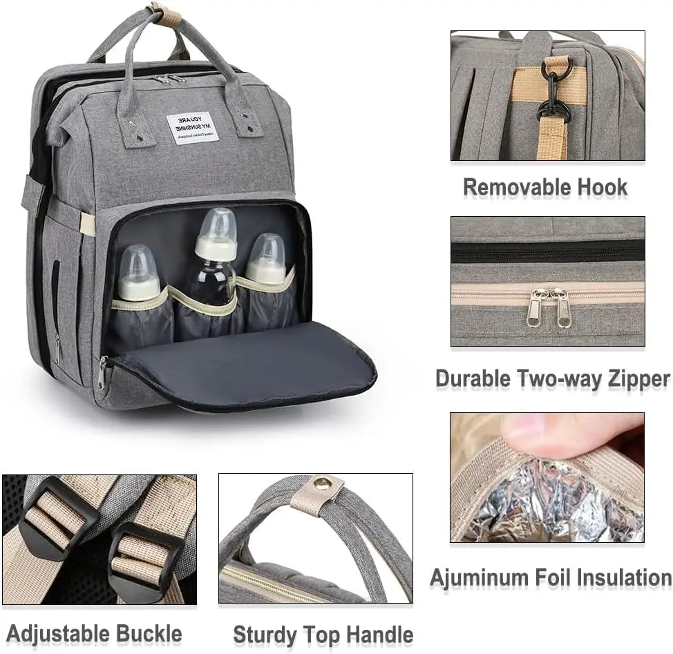 X - Mochila mudador 2 en 1
