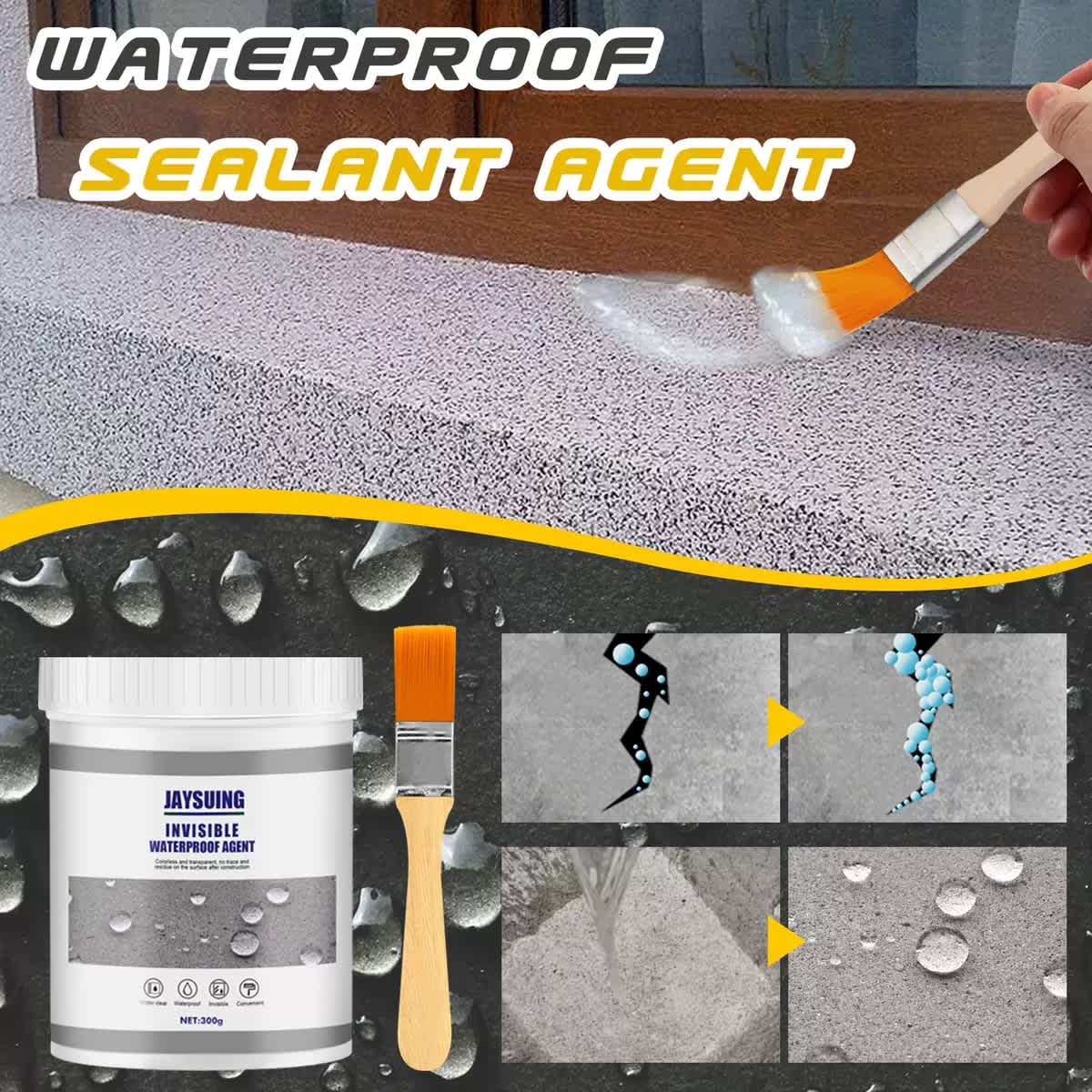 Sellador Impermeable Waterproof 300g + Brocha