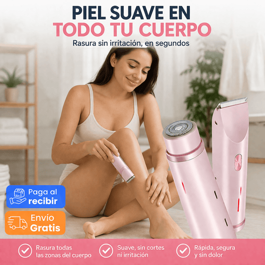 Depiladora Bikini 2 en 1 Sin Irritación